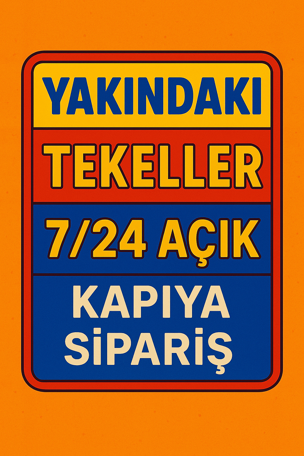 yakındaki tekeller